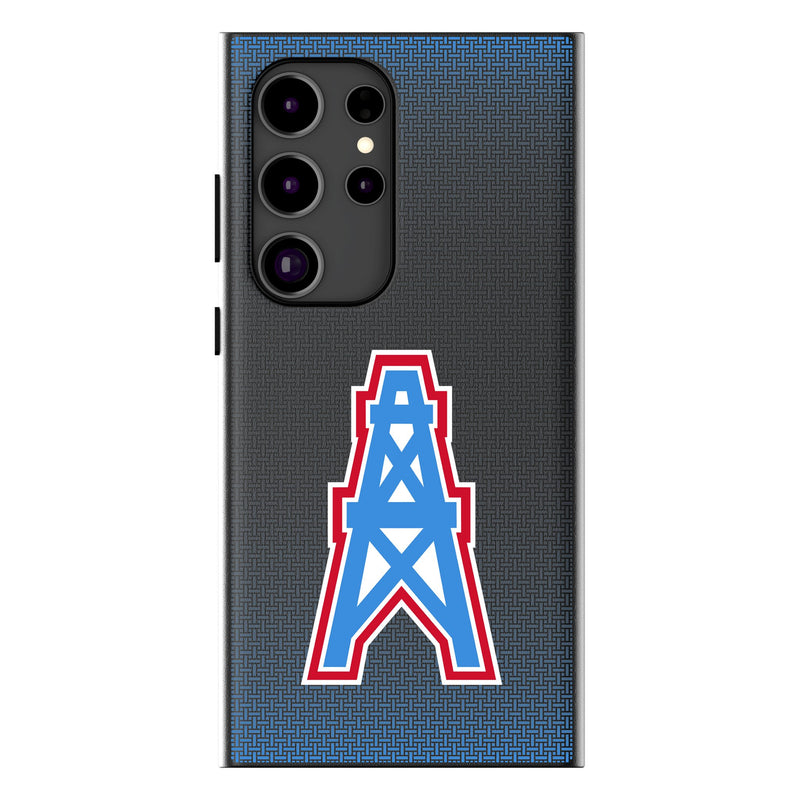 Houston Oilers Historic Collection Linen Galaxy MagSafe Compatible Phone Case for Samsung Galaxy