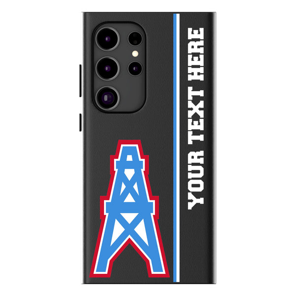Houston Oilers Historic Collection Personalized Sidebard Galaxy MagSafe Compatible Phone Case for Samsung Galaxy