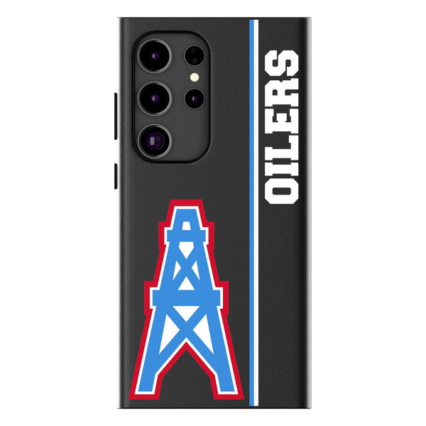 Houston Oilers Historic Collection Sidebar Galaxy MagSafe Compatible Phone Case for Samsung Galaxy