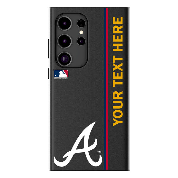 Atlanta Braves Personalized Sidebard Galaxy MagSafe Compatible Phone Case for Samsung Galaxy