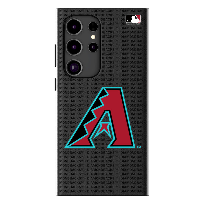 Arizona Diamondbacks Text Backdrop Galaxy MagSafe Compatible Phone Case