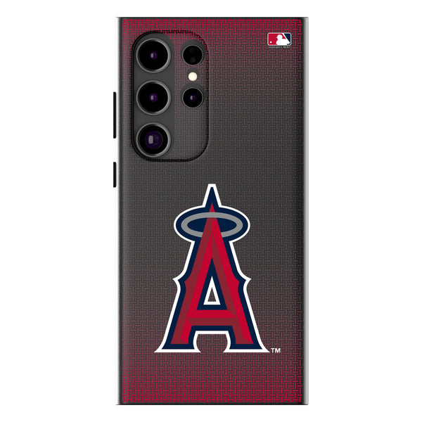 Los Angeles Angels Linen Galaxy MagSafe Compatible Phone Case for Samsung Galaxy