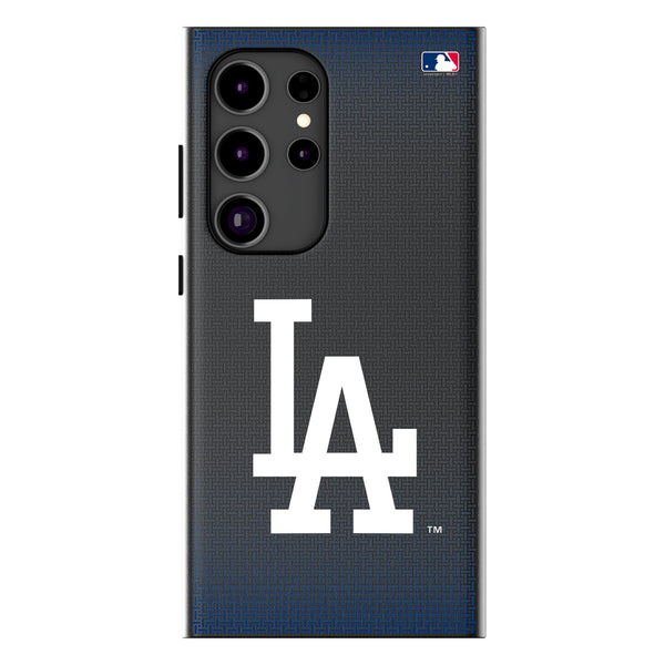 LA Dodgers Linen Galaxy MagSafe Compatible Phone Case for Samsung Galaxy