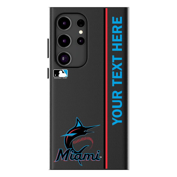 Miami Marlins Personalized Sidebard Galaxy MagSafe Compatible Phone Case for Samsung Galaxy