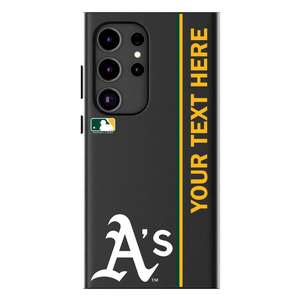 Oakland Athletics Personalized Sidebard Galaxy MagSafe Compatible Phone Case for Samsung Galaxy