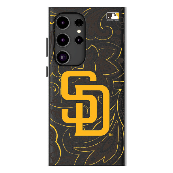 San Diego Padres Paisley Galaxy MagSafe Compatible Phone Case