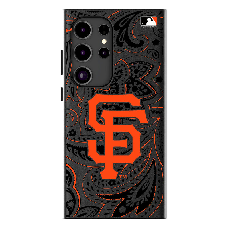 San Francisco Giants Paisley Galaxy MagSafe Compatible Phone Case