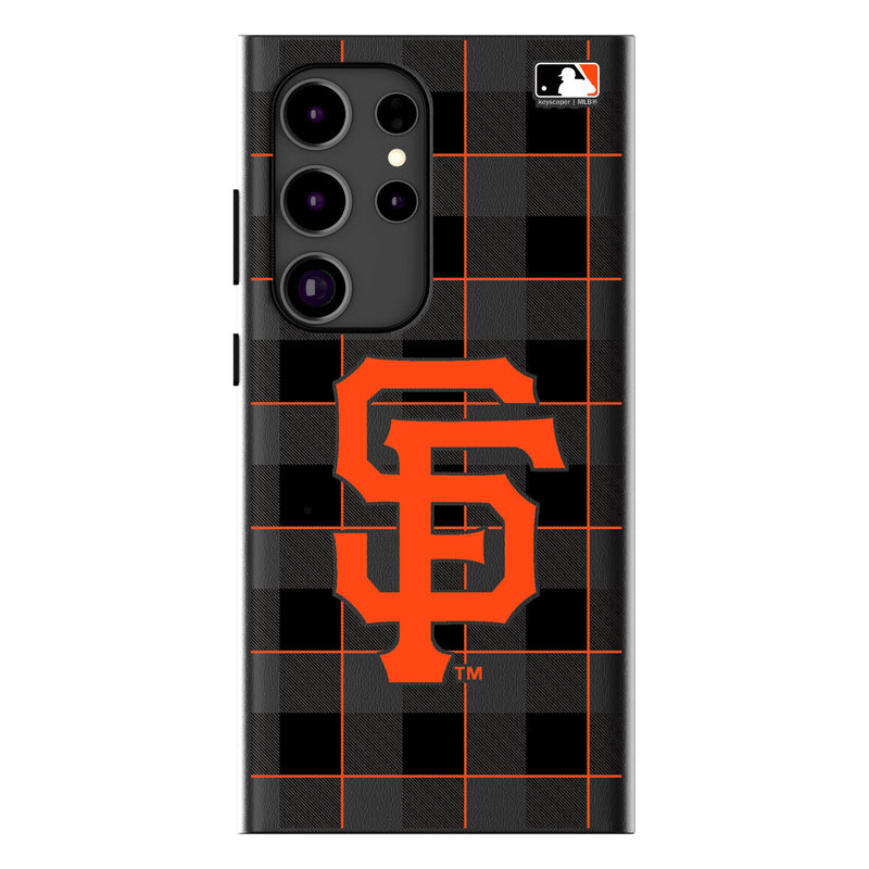 San Francisco Giants Plaid Galaxy MagSafe Compatible Phone Case