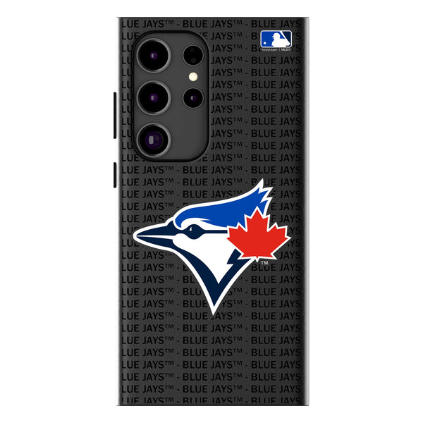 Toronto Blue Jays Text Backdrop Galaxy MagSafe Compatible Phone Case