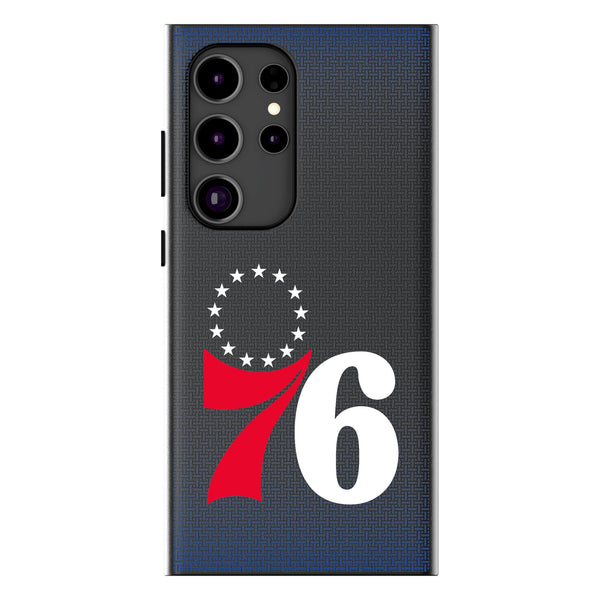 Philadelphia 76ers Linen Galaxy MagSafe Compatible Phone Case