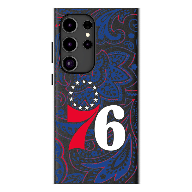 Philadelphia 76ers Paisley Galaxy MagSafe Compatible Phone Case