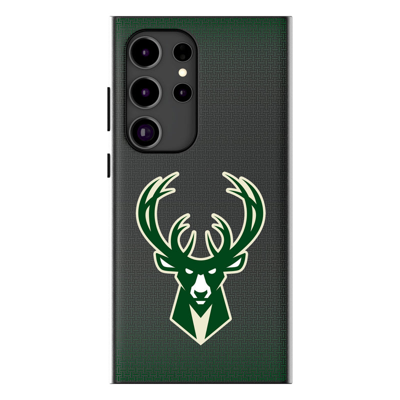 Milwaukee Bucks Linen Galaxy MagSafe Compatible Phone Case