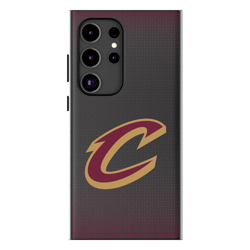 Cleveland Cavaliers Linen Galaxy MagSafe Compatible Phone Case for Samsung Galaxy