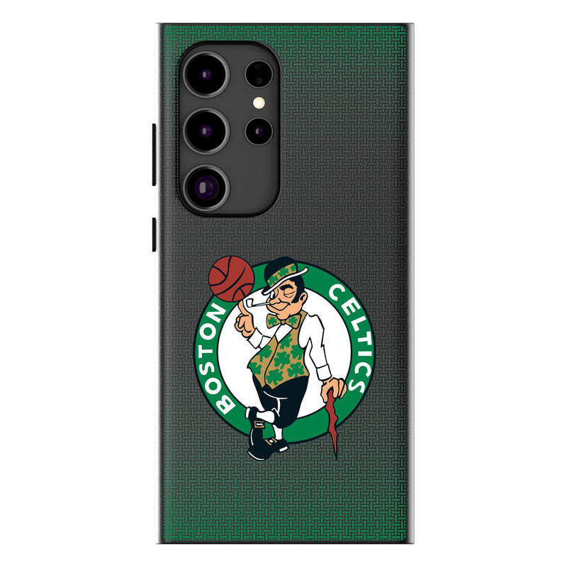 Boston Celtics Linen Galaxy MagSafe Compatible Phone Case