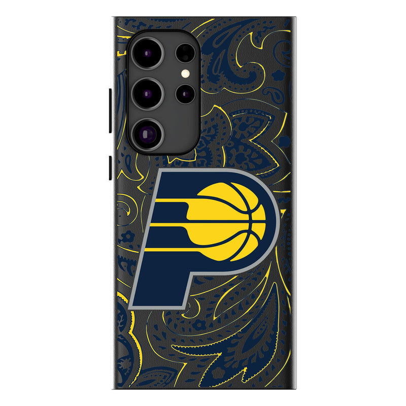 Indiana Pacers Paisley Galaxy MagSafe Compatible Phone Case for Samsung Galaxy