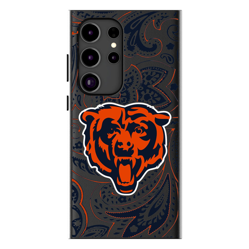 Chicago Bears Paisley Galaxy MagSafe Compatible Phone Case