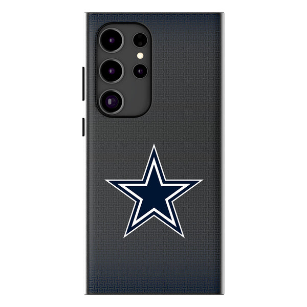 Dallas Cowboys Linen Galaxy MagSafe Compatible Phone Case for Samsung Galaxy