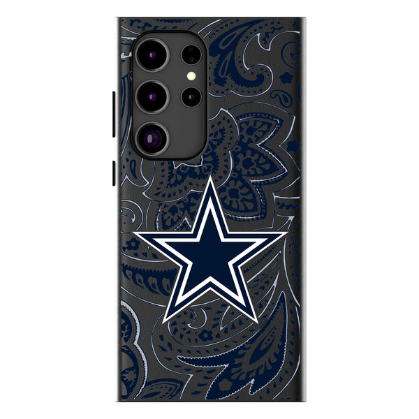 Dallas Cowboys Paisley Galaxy MagSafe Compatible Phone Case for Samsung Galaxy