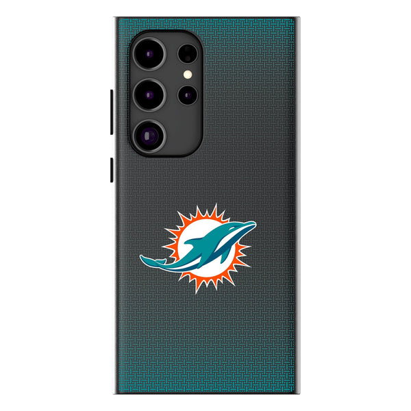 Miami Dolphins Linen Galaxy MagSafe Compatible Phone Case