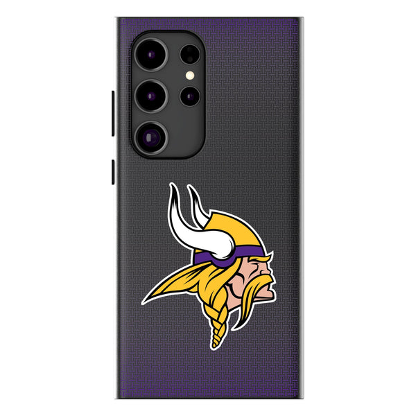 Minnesota Vikings Linen Galaxy MagSafe Compatible Phone Case