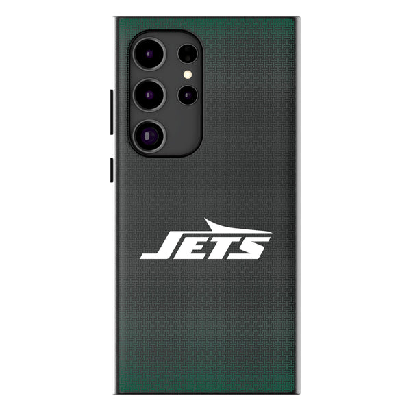 New York Jets Linen Galaxy MagSafe Compatible Phone Case