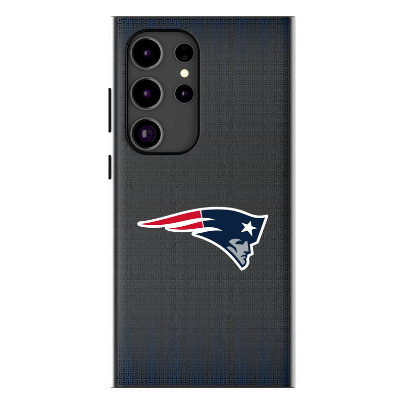 New England Patriots Linen Galaxy MagSafe Compatible Phone Case