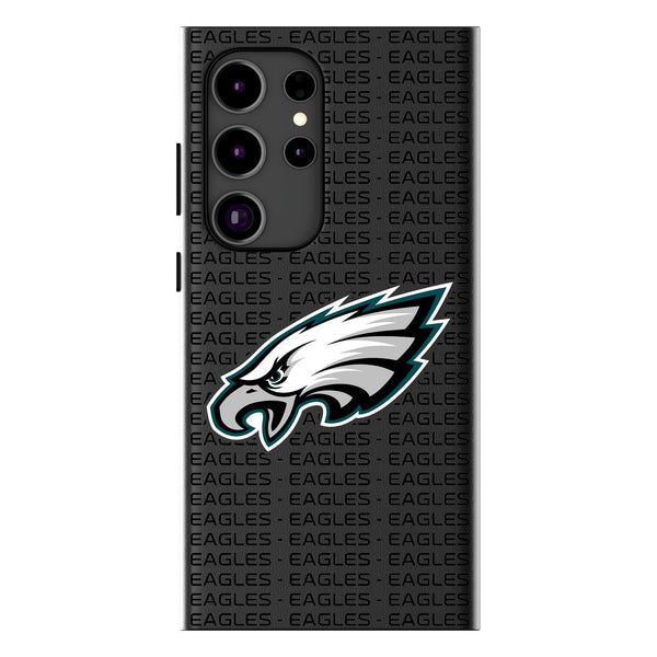 Philadelphia Eagles Text Backdrop Galaxy MagSafe Compatible Phone Case for Samsung Galaxy