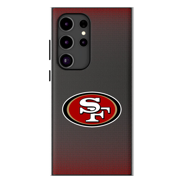 San Francisco 49ers Linen Galaxy MagSafe Compatible Phone Case for Samsung Galaxy