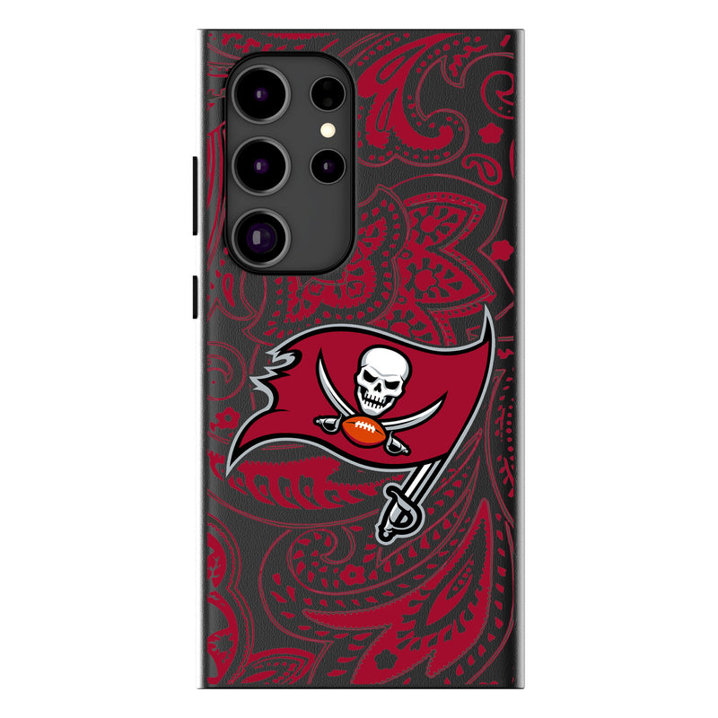 Tampa Bay Buccaneers Paisley Galaxy MagSafe Compatible Phone Case