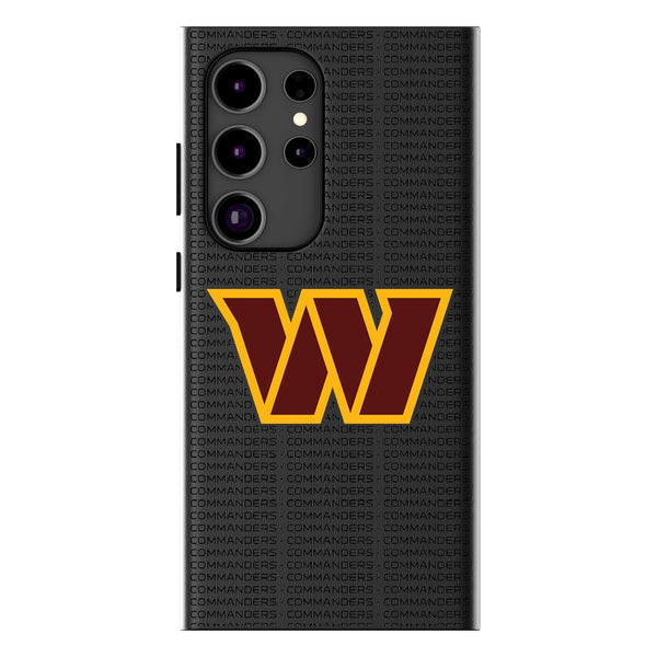 Washington Commanders Text Backdrop Galaxy MagSafe Compatible Phone Case for Samsung Galaxy