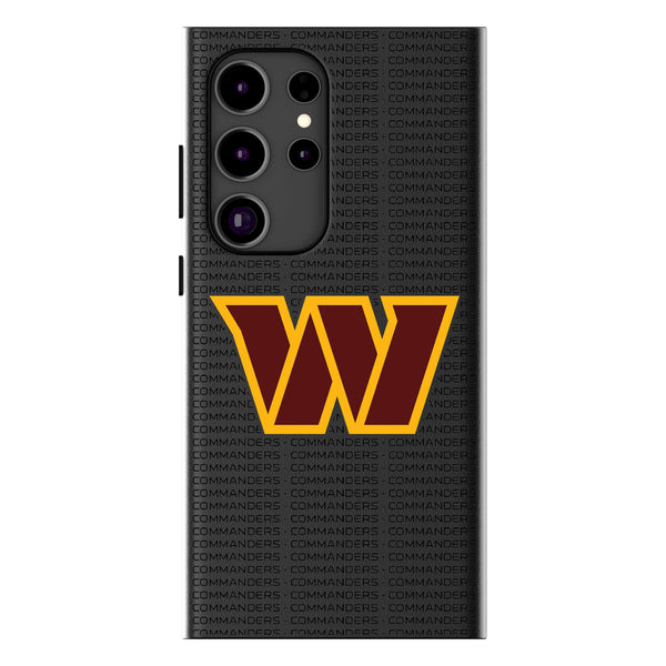 Washington Commanders Text Backdrop Galaxy MagSafe Compatible Phone Case for Samsung Galaxy
