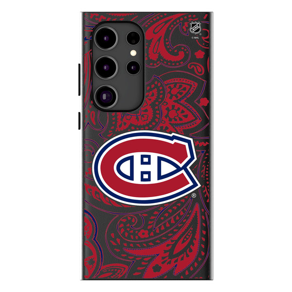 Montreal Canadiens Paisley Galaxy MagSafe Compatible Phone Case