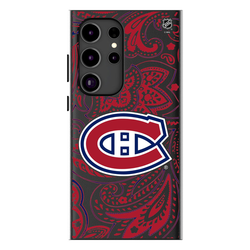 Montreal Canadiens Paisley Galaxy MagSafe Compatible Phone Case