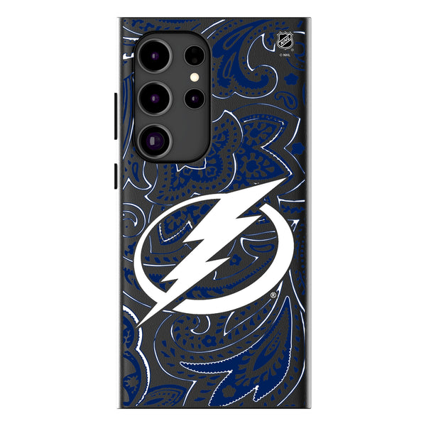 Tampa Bay Lightning Paisley Galaxy MagSafe Compatible Phone Case