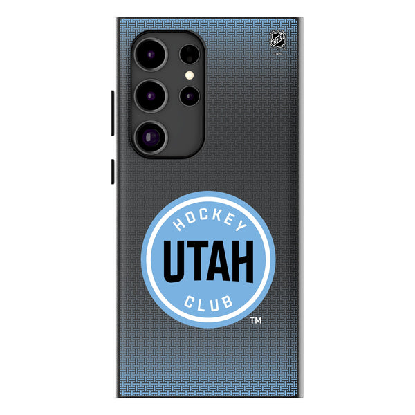 Utah Hockey Club Linen Galaxy MagSafe Compatible Phone Case for Samsung Galaxy