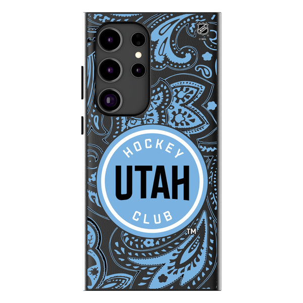 Utah Hockey Club Paisley Galaxy MagSafe Compatible Phone Case for Samsung Galaxy
