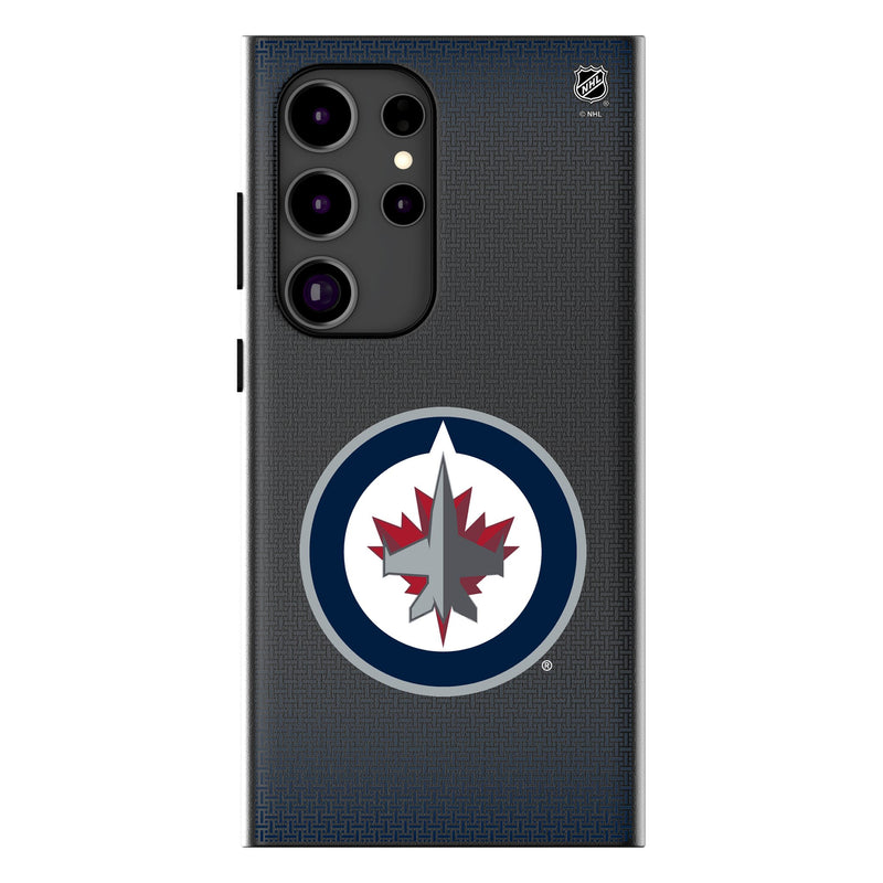 Winnipeg Jets Linen Galaxy MagSafe Compatible Phone Case