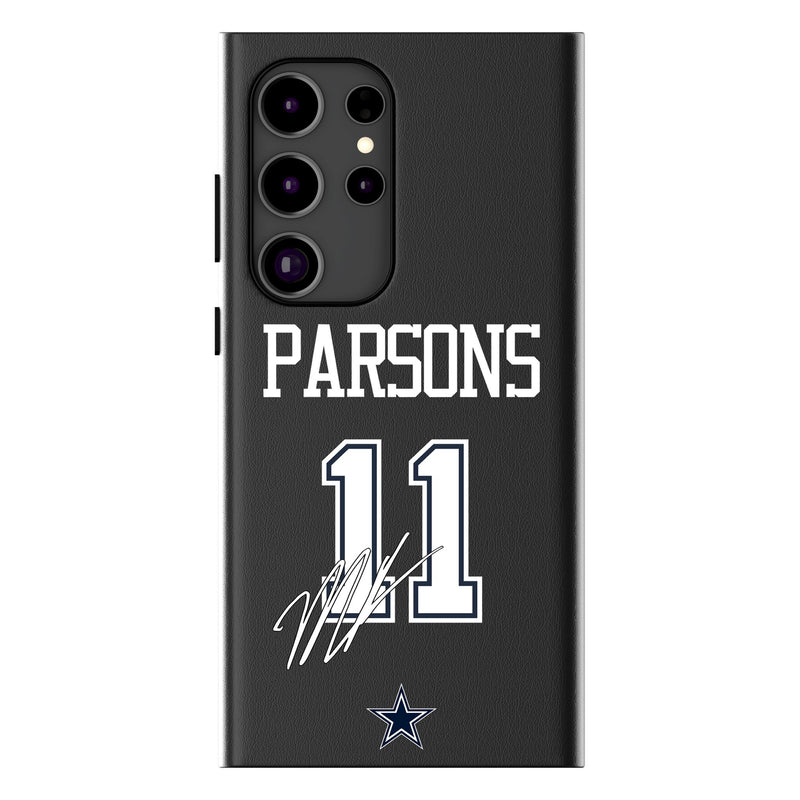 Micah Parsons Dallas Cowboys 11 Ready Galaxy MagSafe Compatible Phone Case for Samsung Galaxy