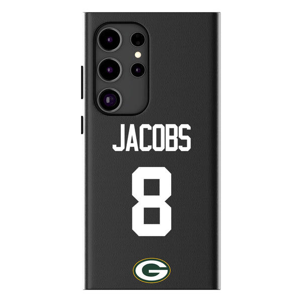 Josh Jacobs Green Bay Packers 8 Ready Galaxy MagSafe Compatible Phone Case for Samsung Galaxy