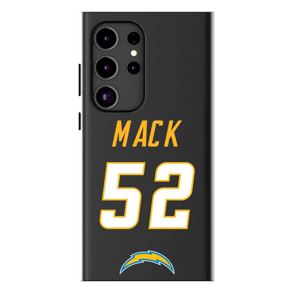 Khalil Mack Los Angeles Chargers 52 Ready Galaxy MagSafe Compatible Phone Case for Samsung Galaxy