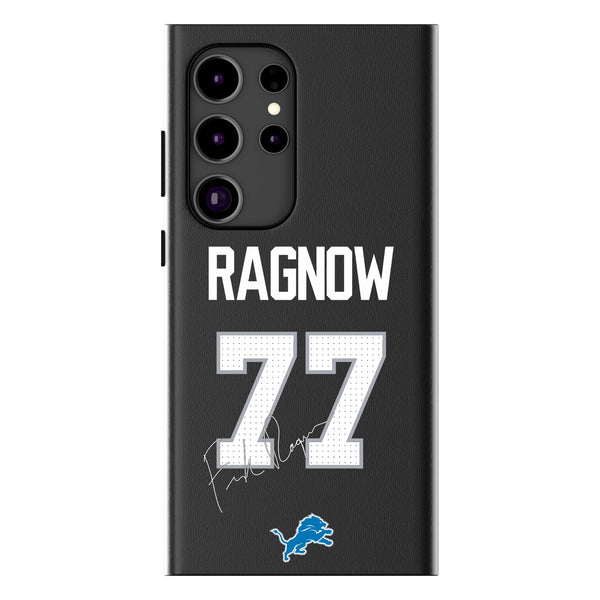 Frank Ragnow Detroit Lions 77 Ready Galaxy MagSafe Compatible Phone Case for Samsung Galaxy