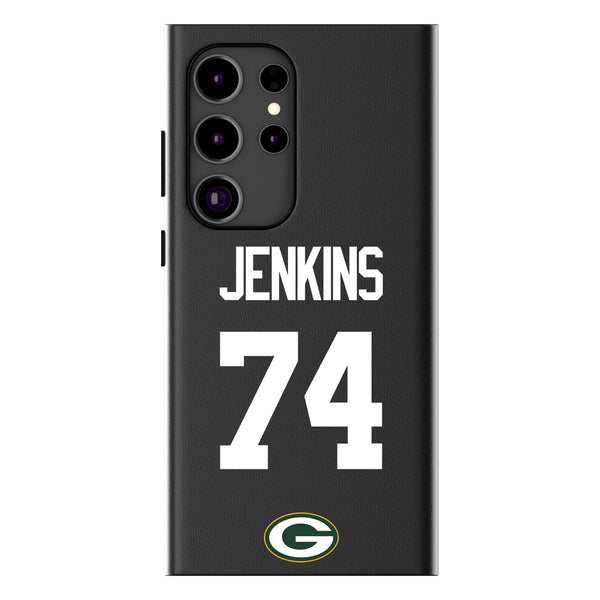 Elgton Jenkins Green Bay Packers 74 Ready Galaxy MagSafe Compatible Phone Case for Samsung Galaxy