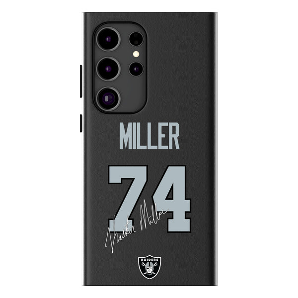 Kolton Miller Las Vegas Raiders 74 Ready Galaxy MagSafe Compatible Phone Case for Samsung Galaxy