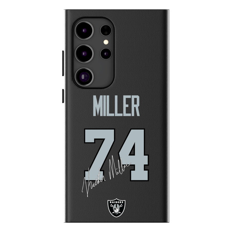 Kolton Miller Las Vegas Raiders 74 Ready Galaxy MagSafe Compatible Phone Case for Samsung Galaxy