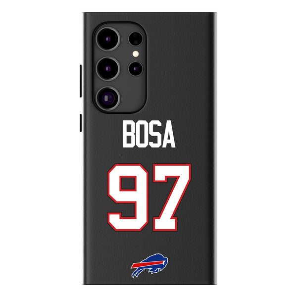 Joey Bosa Buffalo Bills 97 Game Tactic Galaxy MagSafe Compatible Phone Case for Samsung Galaxy