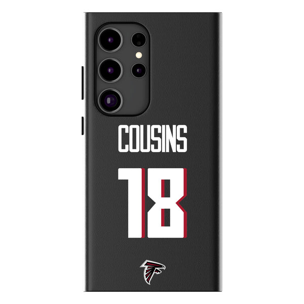 Kirk Cousins Atlanta Falcons 18 Ready Galaxy MagSafe Compatible Phone Case for Samsung Galaxy