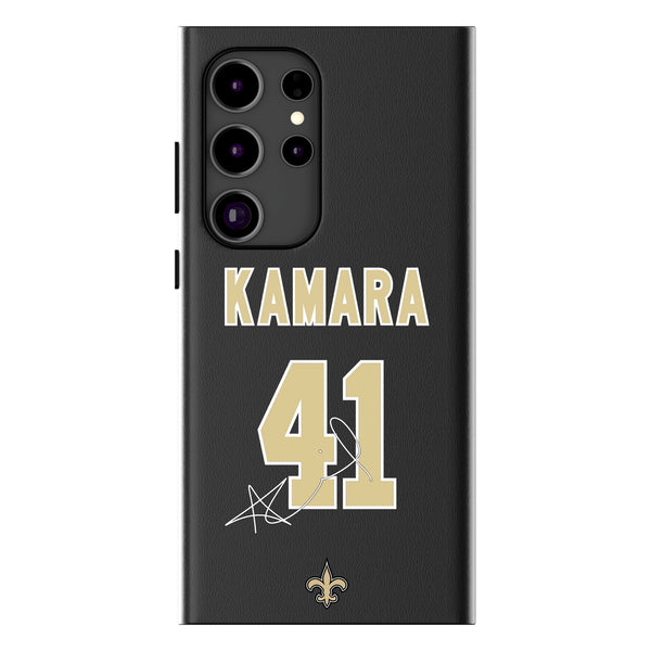 Alvin Kamara New Orleans Saints 41 Ready Galaxy MagSafe Compatible Phone Case for Samsung Galaxy