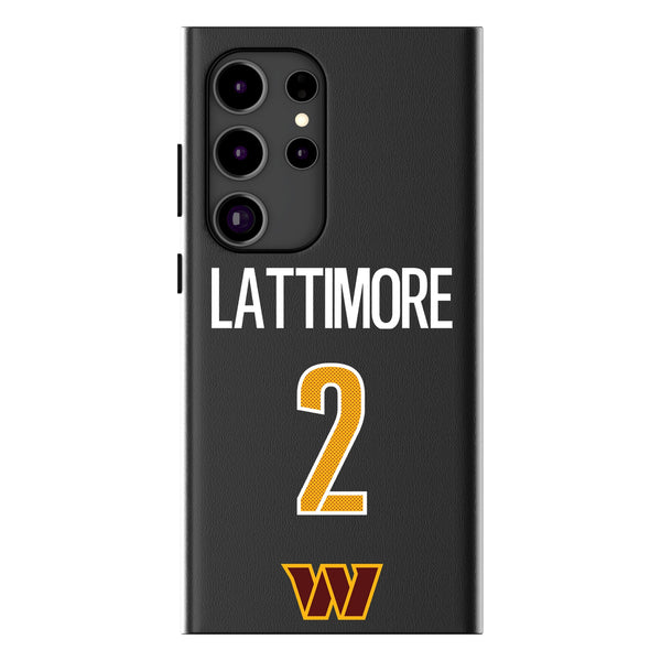 Marshon Lattimore Washington Commanders 2 Game Tactic Galaxy MagSafe Compatible Phone Case for Samsung Galaxy