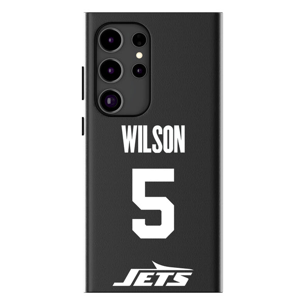 Garrett Wilson New York Jets 5 Ready Galaxy MagSafe Compatible Phone Case for Samsung Galaxy