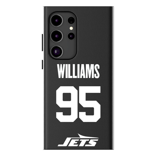 Quinnen Williams New York Jets 95 Ready Galaxy MagSafe Compatible Phone Case for Samsung Galaxy